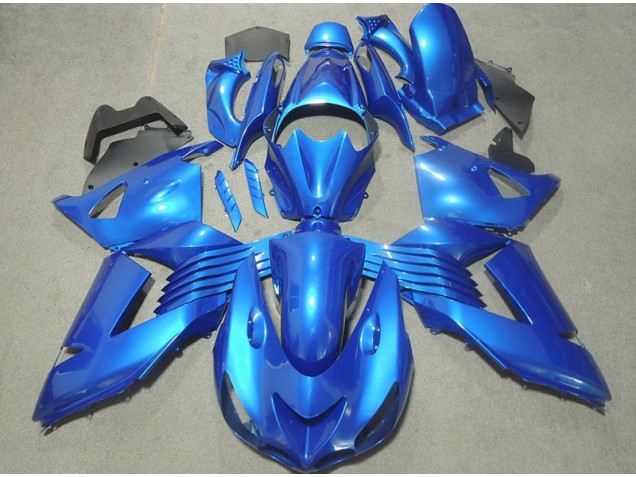 Kit Carenado ABS Completo Kawasaki ZX14R ZZR 1400 2006-2011 - Azul