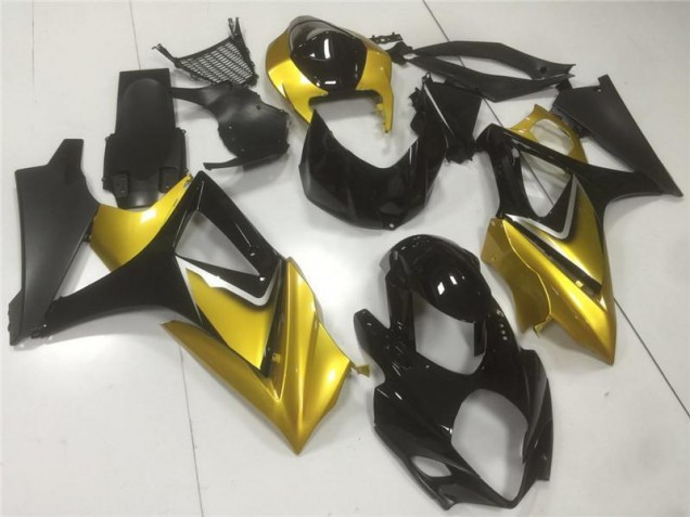 Kit Carenado Moto Suzuki GSXR 1000 K7 2007-2008 - Oro Negro