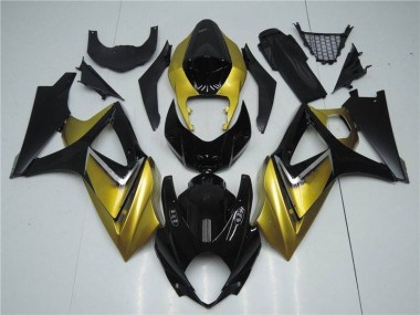 Kit Carenado Moto Suzuki GSXR 1000 K7 2007-2008 - Oro Negro