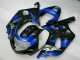 Kit Carenado Moto Suzuki GSXR 600 / 750 K1 K2 K3 2001-2003 - Azul Negro