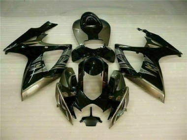 Kit Carenado Moto Suzuki GSXR 600 / 750 K6 2006-2007 - Negro Gris