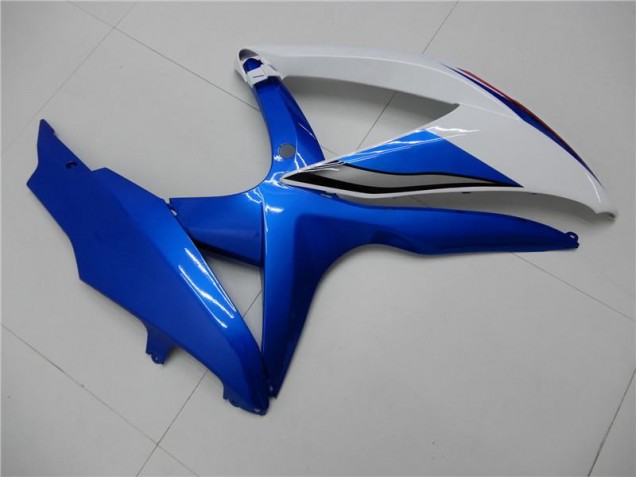 Kit Carenado Moto Suzuki GSXR 600 / 750 K8 2008-2010 - Blanco Azul