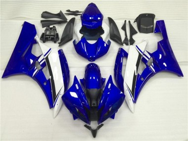 Kit Carenado Moto Yamaha R6 2006-2007 - Azul Blanco