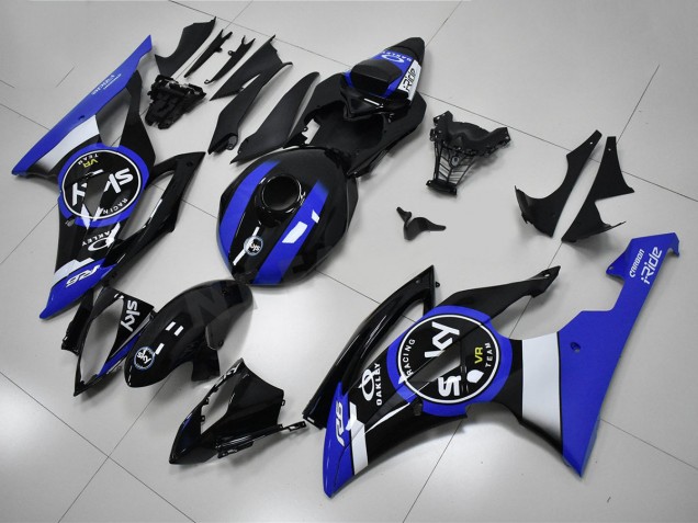 Kit Carenado Moto Yamaha R6 2008-2016 - Azul Negro