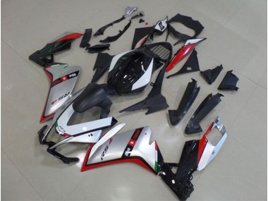 Kits Carenado Moto Aprilia RS4 50 125 2011-2018 - Negro Plata Rojo