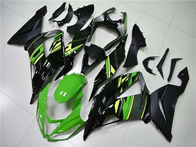 Kits Carenado Moto Kawasaki ZX6R 2013-2018 - Verde Negro