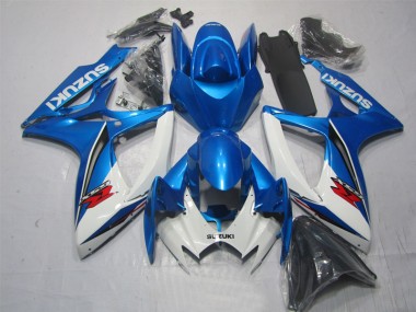 Kits Carenado Moto Suzuki GSXR 600 K6 2006-2007 - Azul Blanco