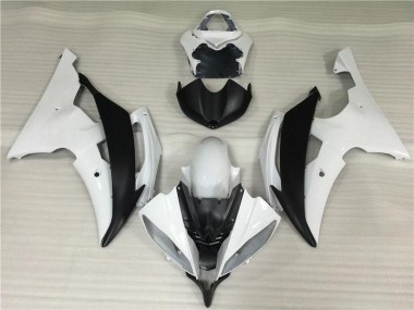 Kits Carenado Moto Yamaha R6 2008-2016 - Blanco Negro