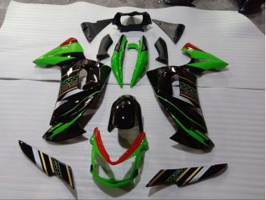 Kits Completo Carenado Moto Kawasaki EX650 2006-2008 - Verde Negro