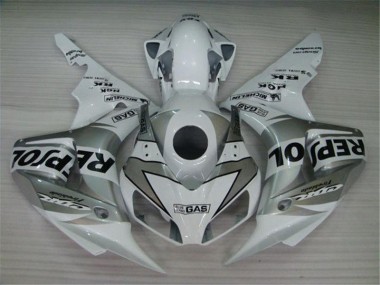 Moto Plástico Honda CBR 1000 RR 2004-2005 - Blanco Plata Negro Repsol