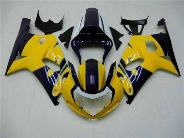 Moto Plástico Suzuki GSXR 600 / 750 K1 K2 K3 2001-2003 - Amarillo