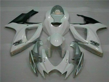 Plástica Moto Suzuki GSXR 600 / 750 K6 2006-2007 - Blanco Plata