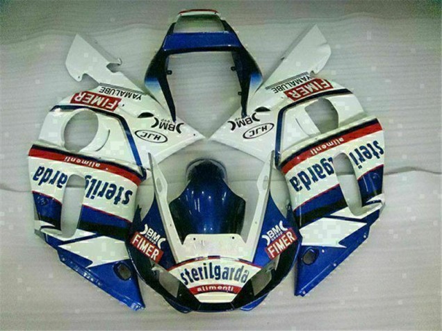 Plástico Moto Yamaha R6 1998-2002 - Azul Blanco